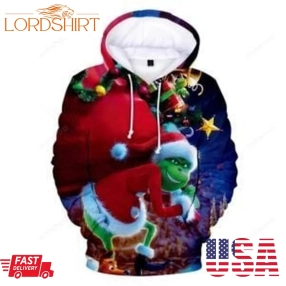 The Grinch Christmas Day 3D All Over Print Hoodie Zip Up