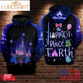 The Happiest Place 3D Hoodie For Men For Women All Over Printed Hoodie