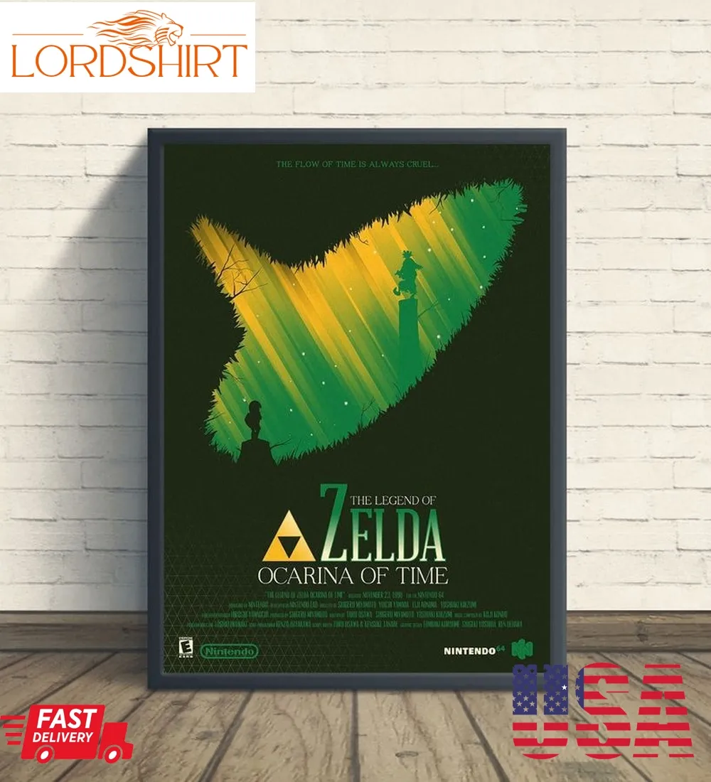 The Legend Of Zelda Ocarina Time Poster