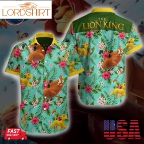 The Lion King Kion Hawaiian Shirt Summer Button Up