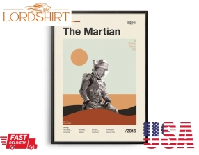 The Martian Vintage Movie Print Retro Movie Poster Midcentury Modern Retro Tv Show Poster Minimal Movie Art Best Movies Of All Time