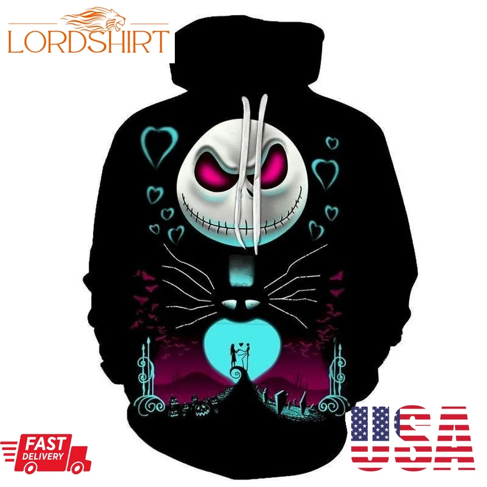 The Nightmare Before Christmas 3D Sweatshirt Hoodie Pullover