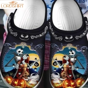 The Nightmare Before Christmas Jack And Sally Zero Crocs (2) Halloweener