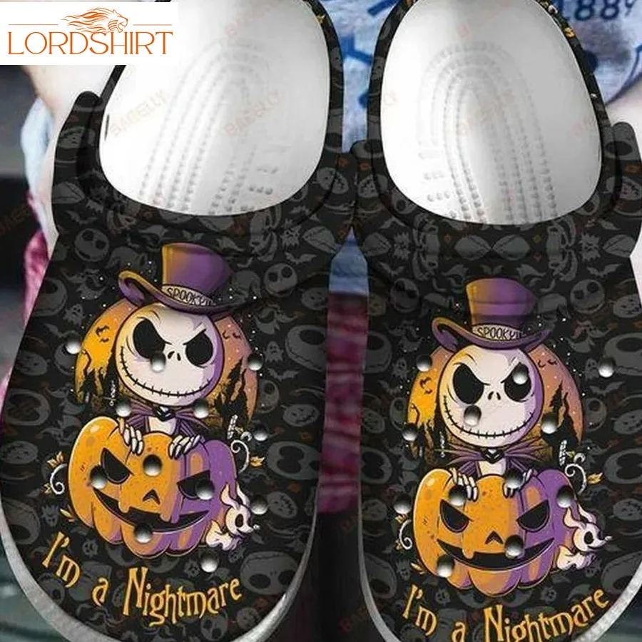 The Nightmare Before Christmas Jack Comfortable Crocs Halloweener