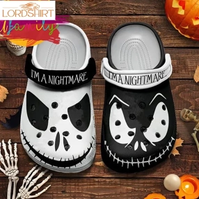 The Nightmare Before Christmas Jack Skellington Halloween Crocs Shoes Halloweener