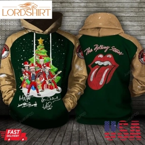 The Rolling Stones Merry Christmas 3D All Over Printed Hoodie