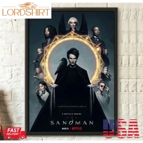 The Sandman Netflix Series Poster Master Of Dreams Tom Sturridge Movie Fan Gift