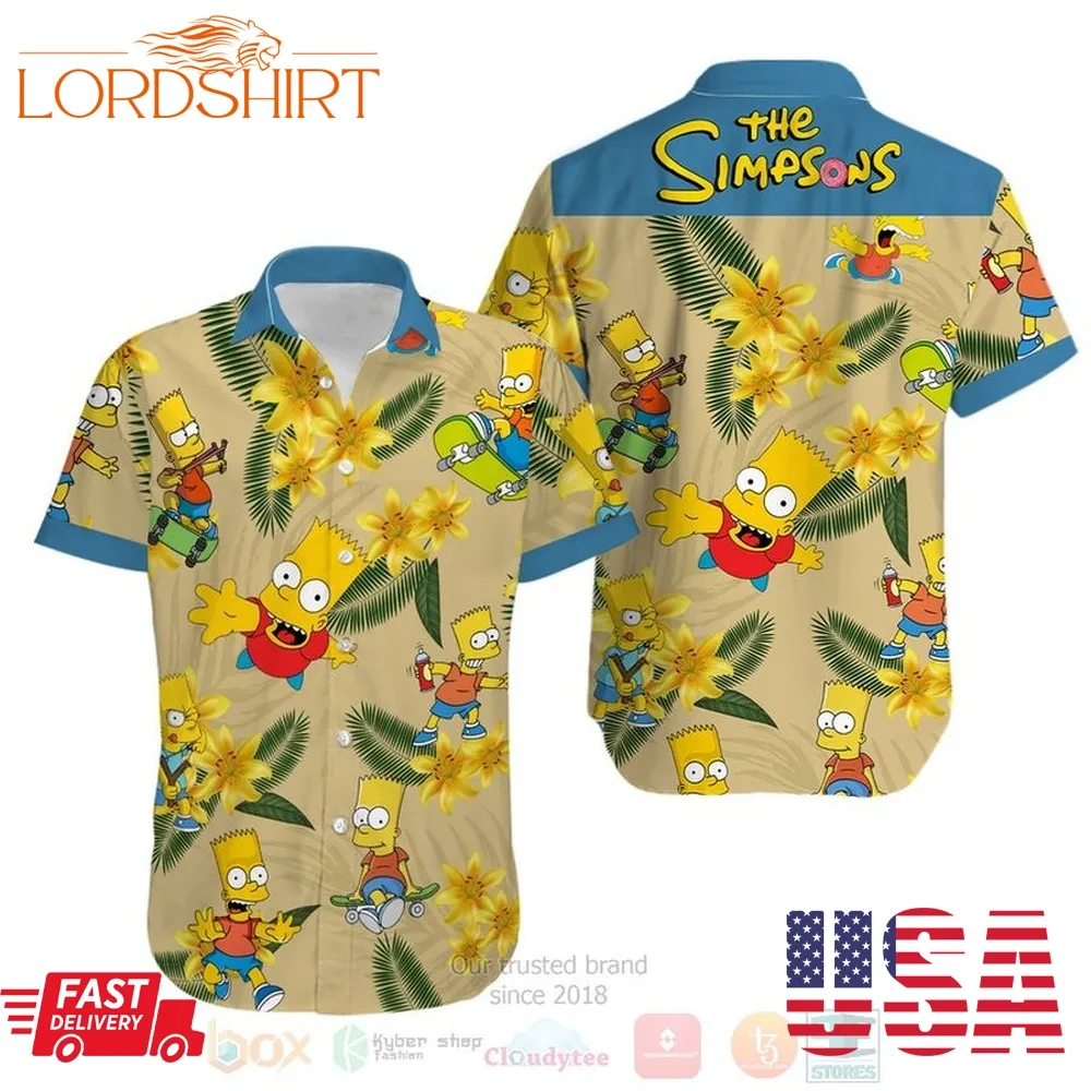 The Simpsons Summer Bart Simpson Hawaiian Shirt