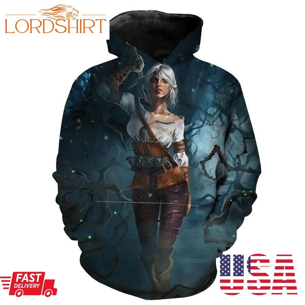 The Witcher Ciri Epic Ciri Hoodie 3D