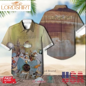 Three Dog Night Hard Labor Album Hawaiian Casual Shirt