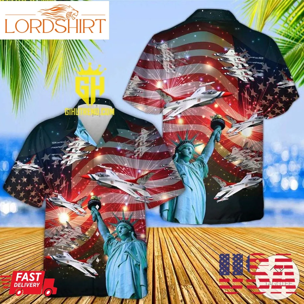 Thunderbirds Air Show 4Th Of July Hawaiian Shirt For Fans