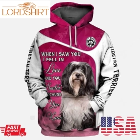 Tibetan Terrier Dog 3D Hoodie For Men For Women All Over Printed Hoodie