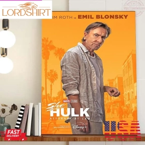 Tim Roth Is Emil Blonsky In Marvel Studios She Hulk Attorney At Law Home Decor Poster Canvas