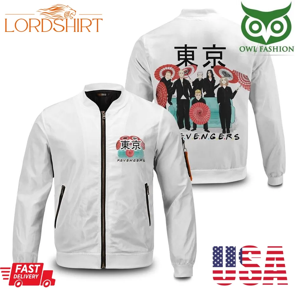 Tokyo Revengers Toman Friends Squad Printed Bomber Jacket