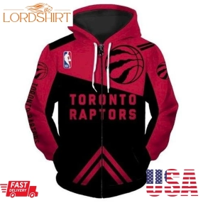 Toronto Raptors Nba Men And Women 3D Full Printing Pullover Hoodie Zip