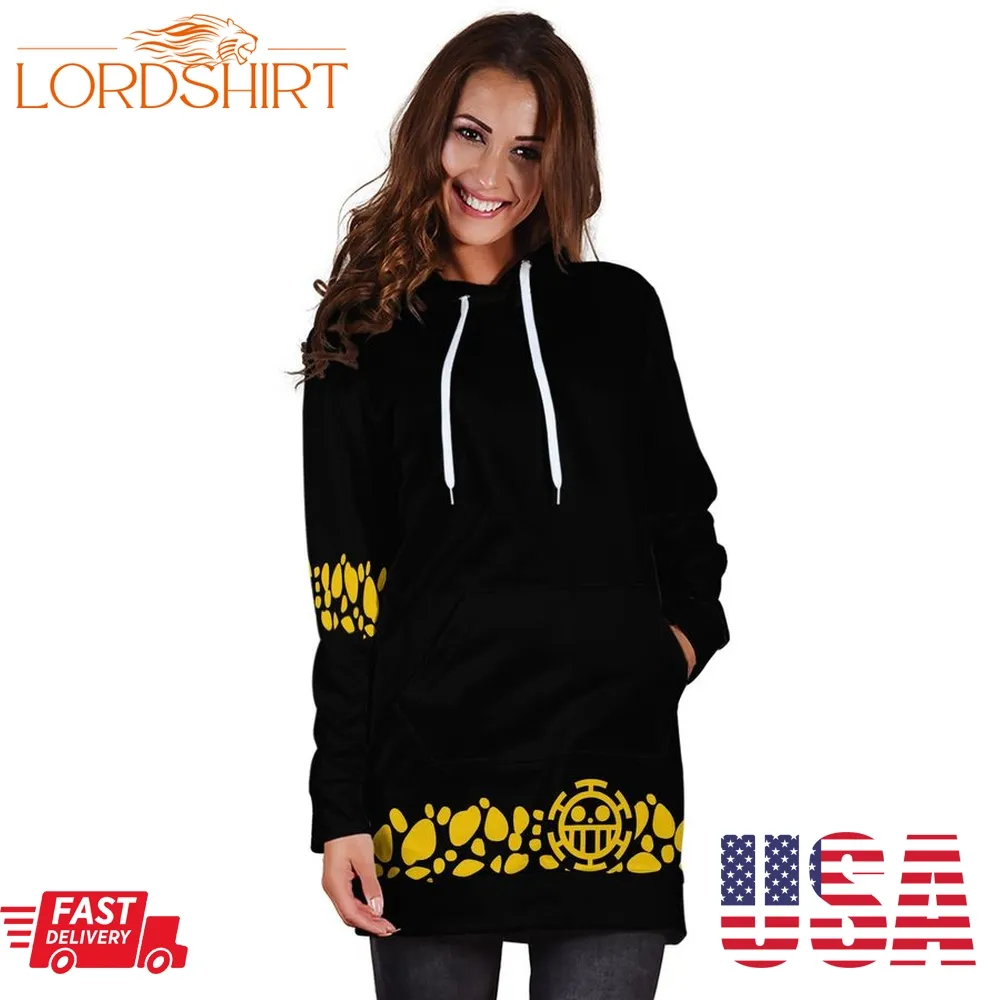 Trafalgar Law Custom Anime One Piece Women Hoodie Dress