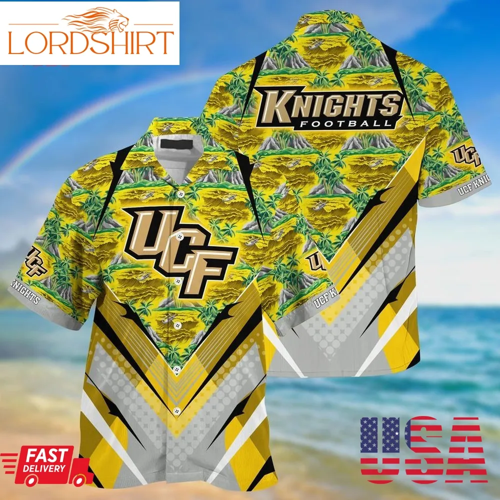 Trending Ucf Knights Summer Hawaiian Shirt And Shorts, For Sports Fans This Season