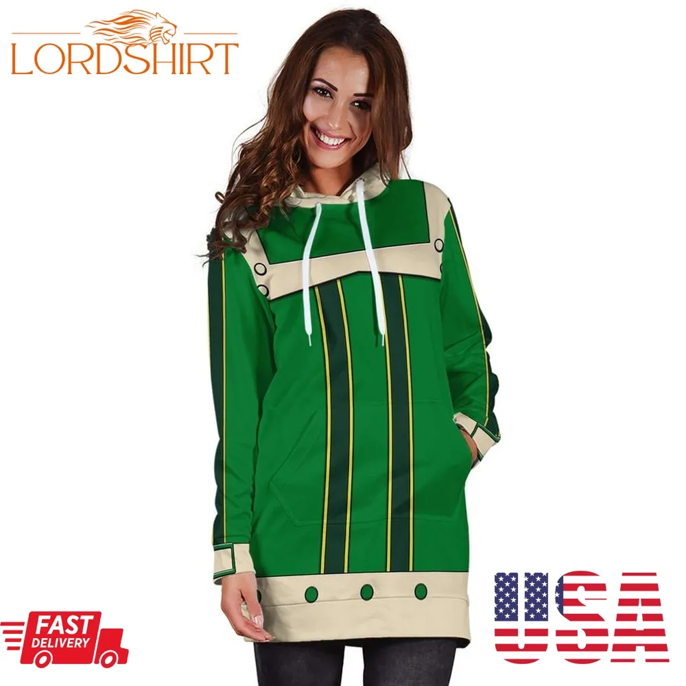 Tsuyu Asui Custom Women Hoodie Dress My Hero Academia Anime Cosplay Costume