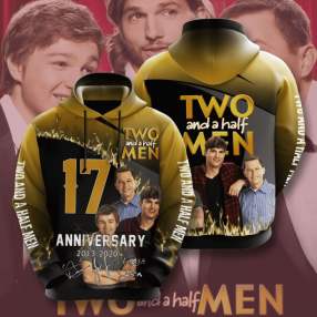 Two And A Half Men Movie Character Anniversary 17 Years 3D Hoodie For Men For Women All Over Printed Hoodie Shirt 2020