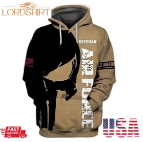 Usair Force 3D Hoodie For Men For Women All Over Printed Hoodie