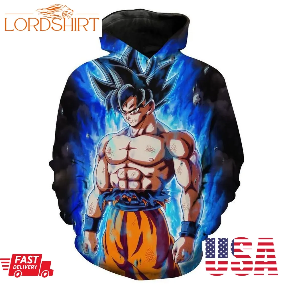 Ultra Instinct Goku Dragon Ball Super Dbz Hoodie 3D