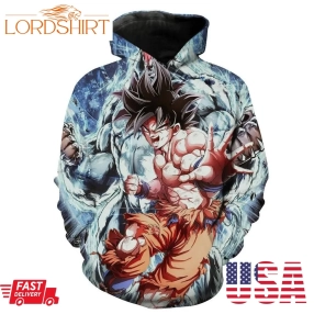 Ultra Instinct Goku Dragon Ball Super Goku Hoodie 3D