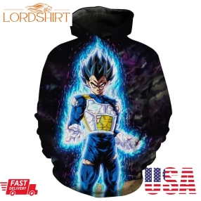 Ultra Instincts Vegeta Epic Dragon Ball Super Hoodie 3D