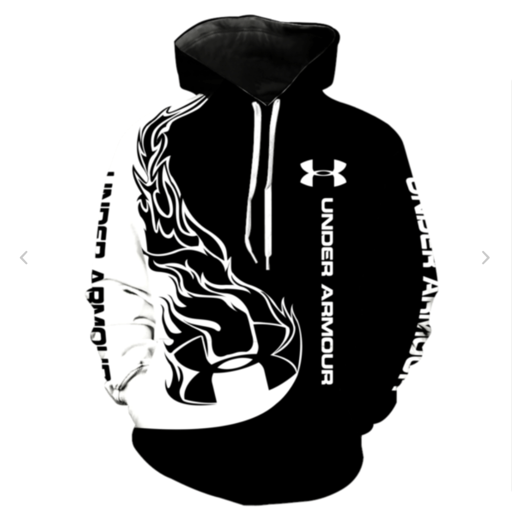 Under Armour Fire Men And Women 3D Full Printing Hoodie And Zip Up Hoodie Under Armour Fire 3D Full Printing Shirt Under Armour 3D All Over Printed Hoodie Shirt