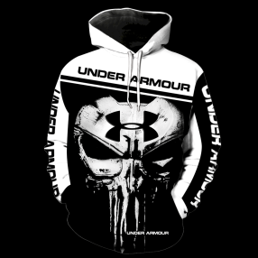 Under Armour Punisher New Skull Full All Over Print K1191 Hoodie Zipper