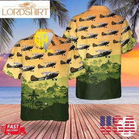 Us Army Cessna O 1 Bird Dog Hawaiian Shirt For Fans