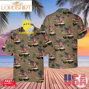 Us Army M109 Paladin Tank 4Th Of July Cool And Beautiful Hawaiian Shirt