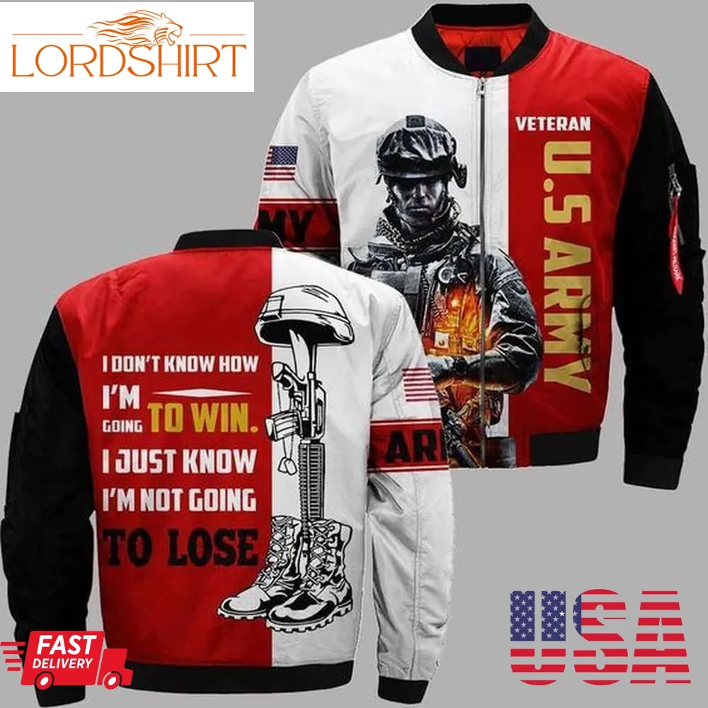 Us Army Veteran Im Not Going To Lose Pullover And Zip Pered Hoodies Custom 3D Graphic Printed 3D Hoodie All Over Print Hoodie For Men For Women