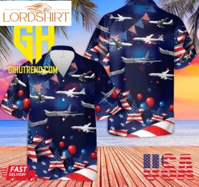 Us Navy Boeing E 6 Mercury 4Th Of July Hawaiian Shirt And Shirts