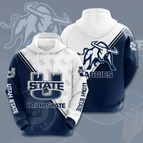 Utah State Aggies 3D Hoodie For Men For Women All Over Printed Hoodie