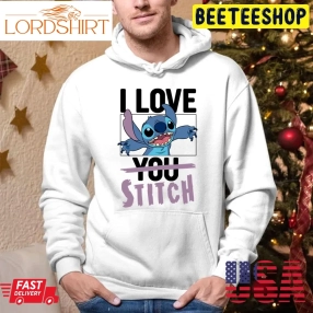 Valentines I Love Stitch Not You Trending Unisex Hoodie