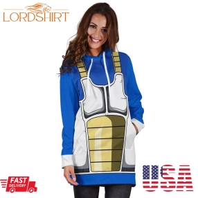 Vegeta Armor Classic Custom Dragon Ball Anime Cosplay Customes Women Hoodie Dress