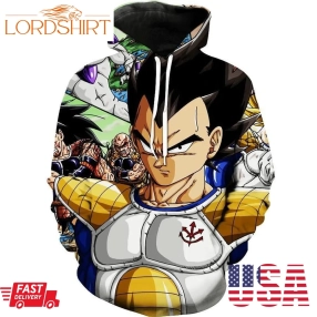 Vegeta Dragon Ball Z Vegeta Hoodie 3D