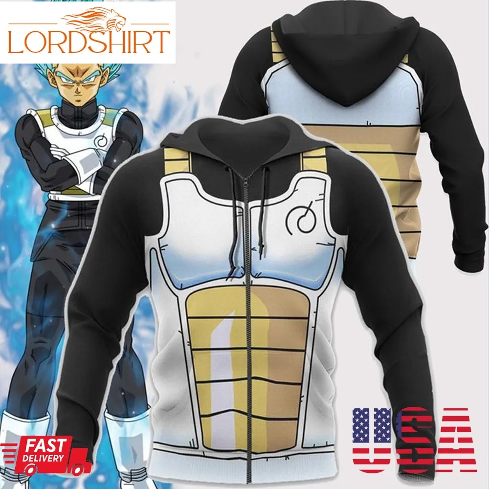 Vegeta Saiyan Battle Armor Dragon Ball Super Unisex Hoodie