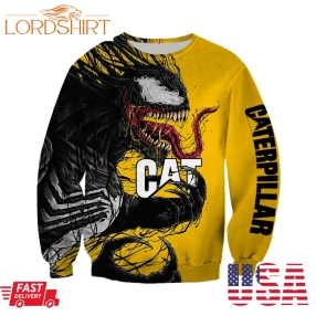 Venom Catterpillar Halloween 3D Sweatshirt