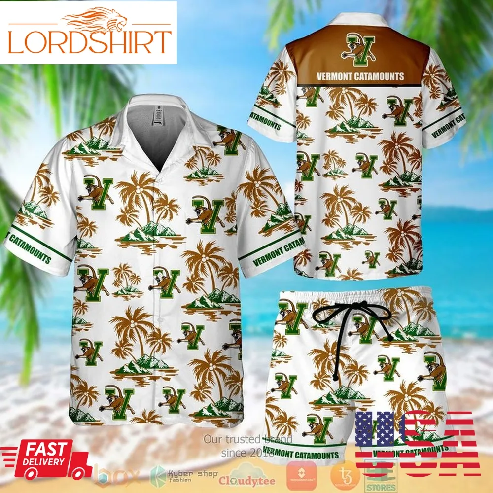 Vermont Catamounts Hawaiian Shirt, Shorts