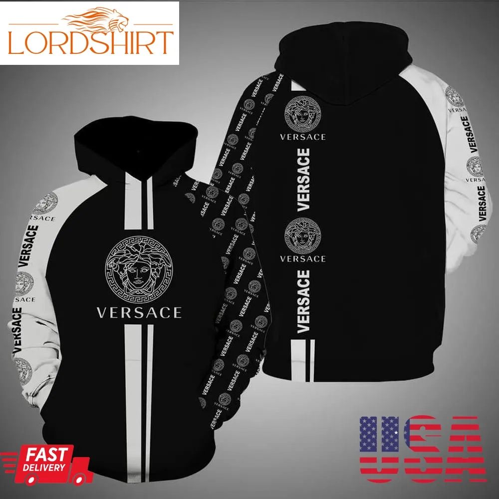 Versace Men And Women 3D Full Printing Hoodie Shirt Hoodie Zip Hoodie Sweatshirt T Shirt Versace 3D Full Printing Shirt Versace 3D All Over Printed Shirt