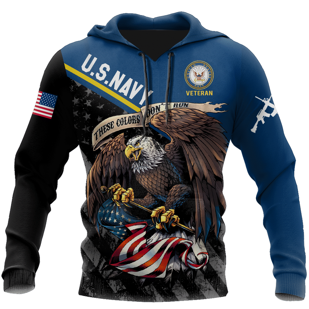 Veteran Eagle Hold Flag American Men And Women 3D Full Printing Hoodie Zip Hoodie Sweatshirt T Shirt Tank Top Veteran 3D Full Printing Hoodie Shirt