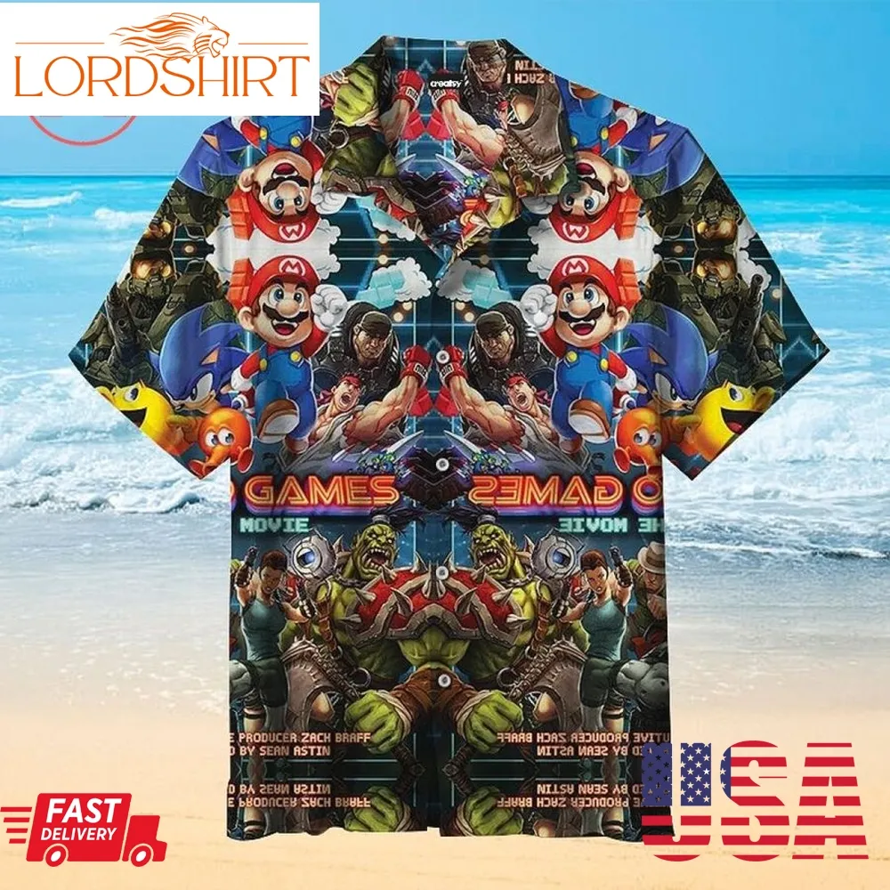 Video Games The Movie Hawaiian Shirt