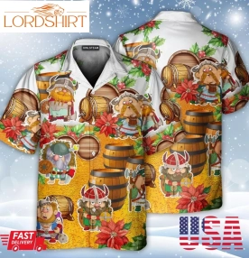 Viking Lover Beer Funny Christmas Hawaiian Shirt