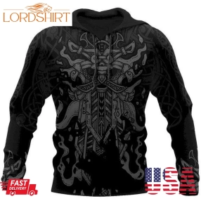 Viking Odin 3D Hoodie For Men For Women All Over Printed Hoodie