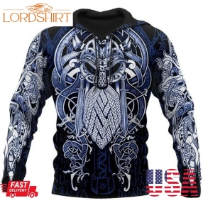 Viking Odin Special Viking Tattoo 3D Hoodie For Men For Women All Over Printed Hoodie