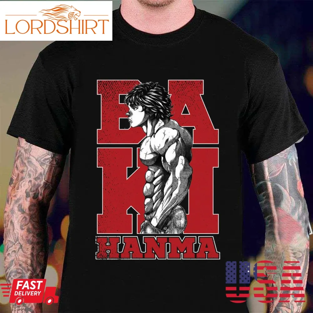 Vintage Baki Hanma The Grappler A Fitness Training Unisex T Shirt