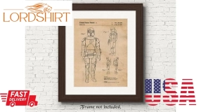 Vintage Sw Character Patent Poster Prints, 1 Unframed Photo, Wall Art Decor Gifts For Home Office Man Cave Shop Student Comic Con Movies Fan