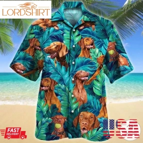 Vizsla Dog Hawaiian Shirt