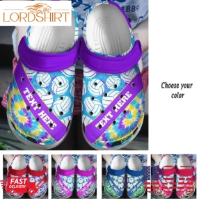 Volleyball Personalize Clog Custom Crocs Fashionstyle Comfortable For Women Men Kid Print 3D Colorful Volleyball